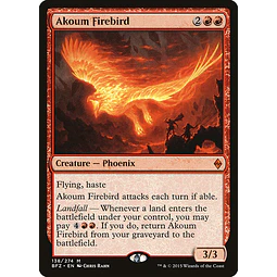 Akoum Firebird - Battle for Zendikar (español)