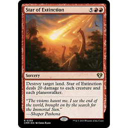 Star of Extinction - Commander Masters (inglés)