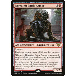 Komainu Battle Armor - Kamigawa: Neon Dynasty Commander Decks (inglés)