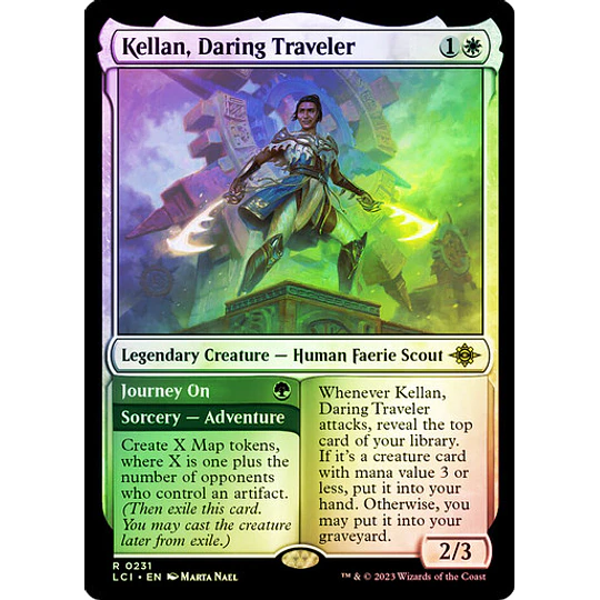 Kellan, Daring Traveler (Prerelease Foil) - Promotional (inglés)
