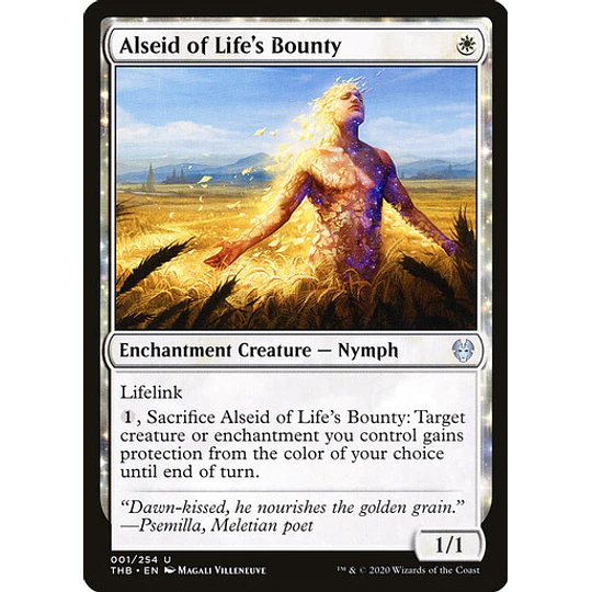 Alseid of Life's Bounty - Theros Beyond Death (inglés)
