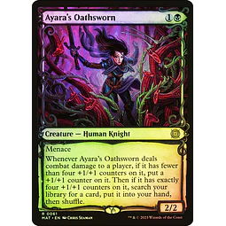 Ayara's Oathsworn (Showcase) - March of the Machine: The Aftermath Variants Foil (inglés)