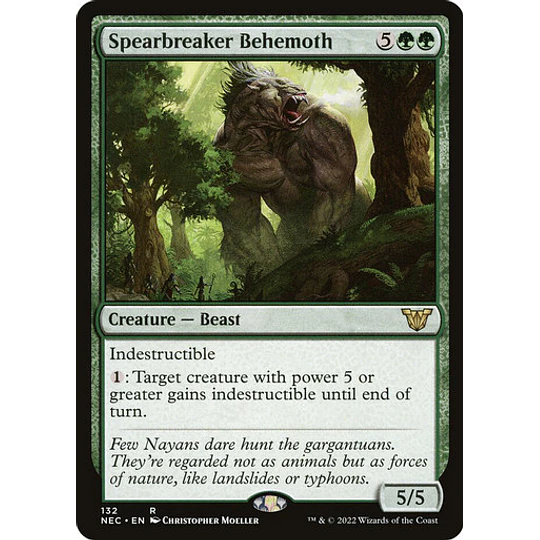 Spearbreaker Behemoth - Kamigawa: Neon Dynasty Commander Decks (inglés)
