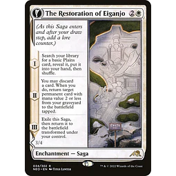 The Restoration of Eiganjo - Kamigawa: Neon Dynasty (inglés)