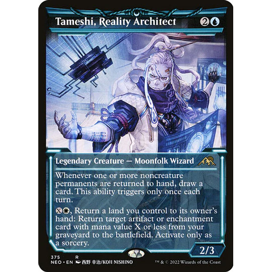 Tameshi, Reality Architect (Showcase) - Kamigawa: Neon Dynasty Variants (inglés)