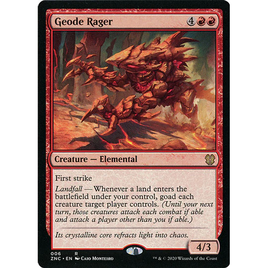 Geode Rager - Zendikar Rising Commander Decks (español)