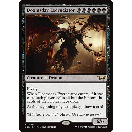 Doomsday Excruciator - Duskmourn: House of Horror (español)