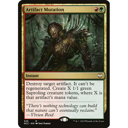 Artifact Mutation - Streets of New Capenna Commander Decks (español)