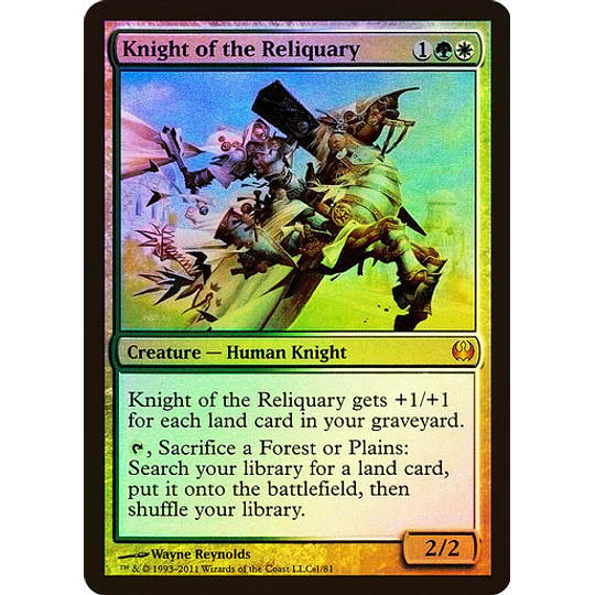 Knight of the Reliquary (Foil) - Duel Decks: Knights Vs. Dragons (español)