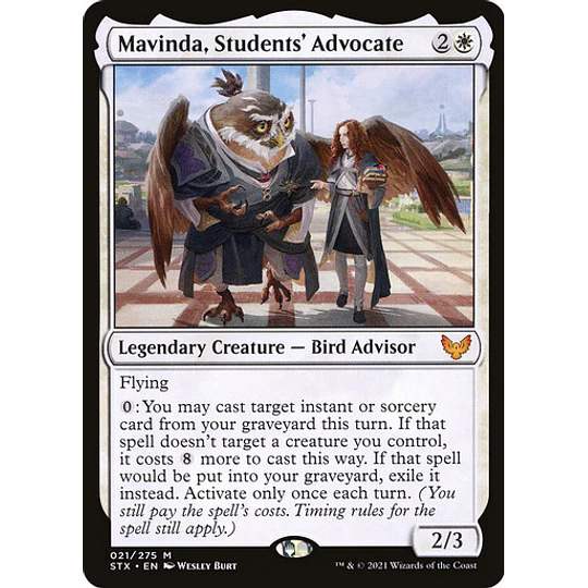 Mavinda, Students' Advocate - Strixhaven: School of Mages (inglés)
