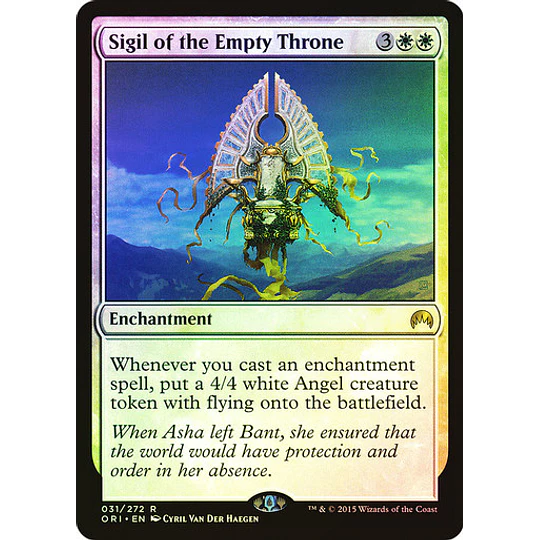 Sigil of the Empty Throne (Foil) - Magic Origins (inglés)