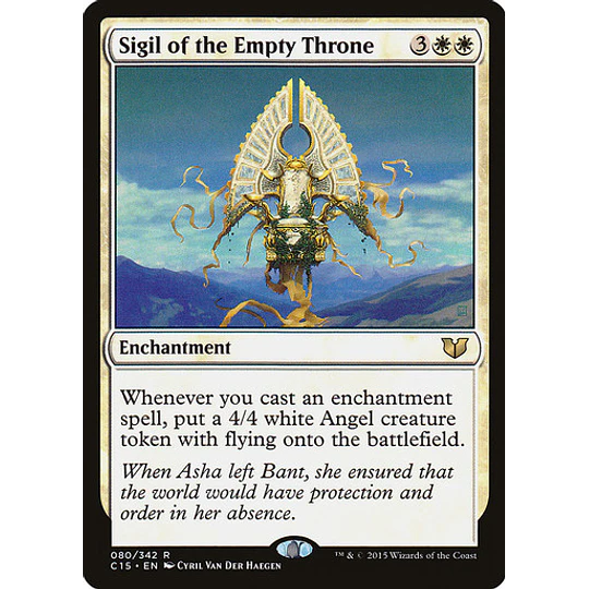 Sigil of the Empty Throne - Commander 2015 (español)