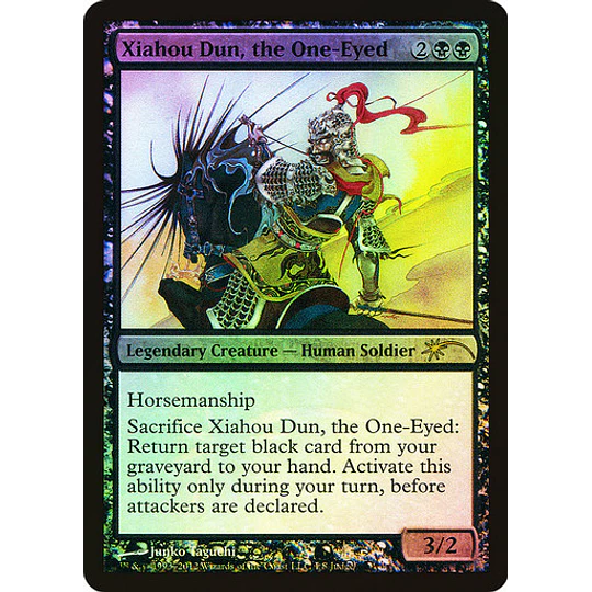 Xiahou Dun, the One-Eyed (Judge Foil) - Promotional (inglés)