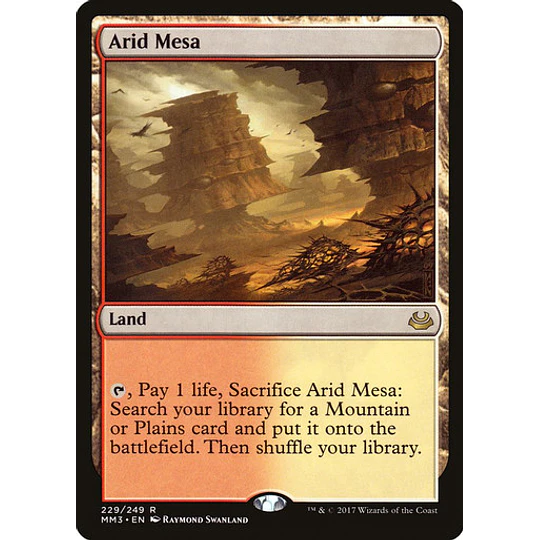Arid Mesa - Modern Masters 2017 (inglés)
