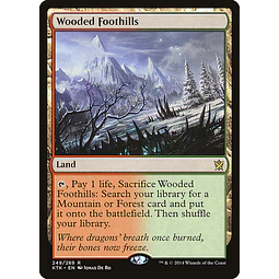 Wooded Foothills - Khans of Tarkir (español)