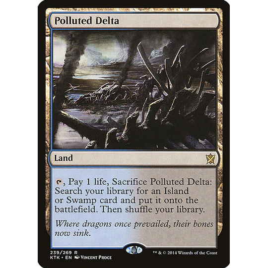 Polluted Delta - Khans of Tarkir (inglés)