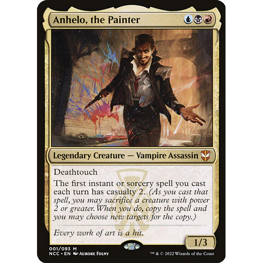 Anhelo, the Painter - Streets of New Capenna Commander Decks Foil (ingles)