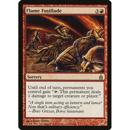 Flame Fusillade - Ravnica (español)