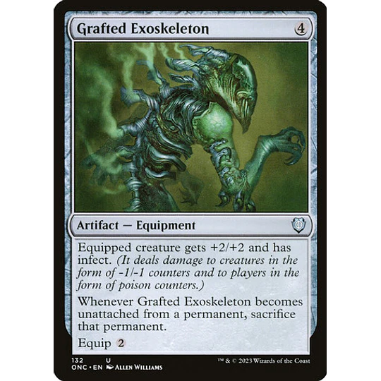 Grafted Exoskeleton - Phyrexia: All Will Be One Commander Decks (inglés)