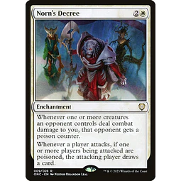 Norn's Decree - Phyrexia: All Will Be One Commander Decks (inglés)