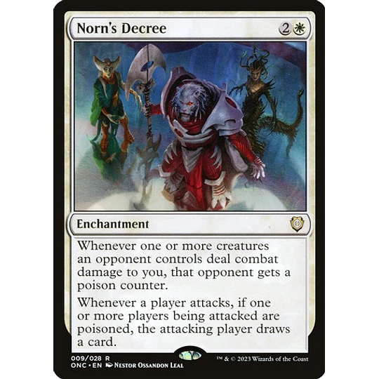 Norn's Decree - Phyrexia: All Will Be One Commander Decks (inglés)