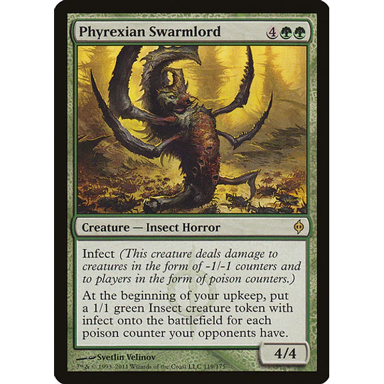 Phyrexian Swarmlord - New Phyrexia (inglés)