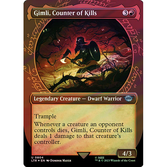 Gimli, Counter of Kills - Commander / EDH