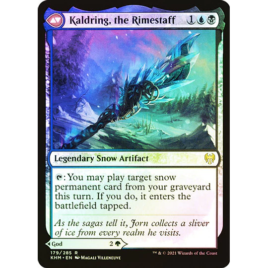 Jorn, God of Winter // Kaldring, the Rimestaff - Commander / EDH