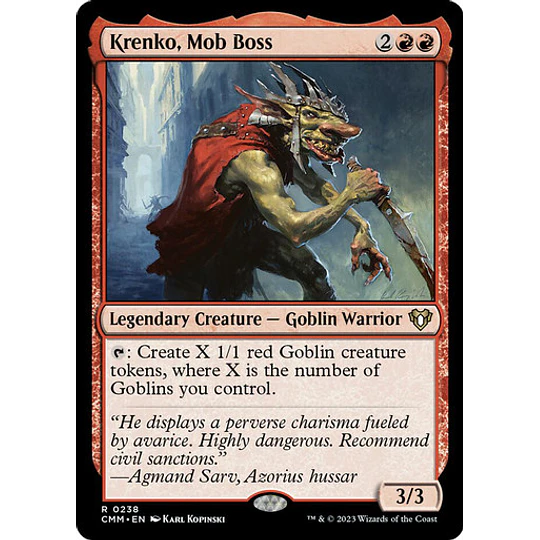 Krenko, Mob Boss - Commander / EDH