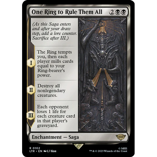 One Ring to Rule Them All - The Lord of the Rings: Tales of Middle-earth (inglés)