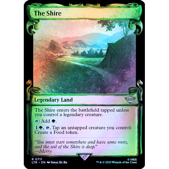 The Shire (Scroll Showcase - Silver Foil) - The Lord of the Rings: Tales of Middle-earth Variants (inglés)