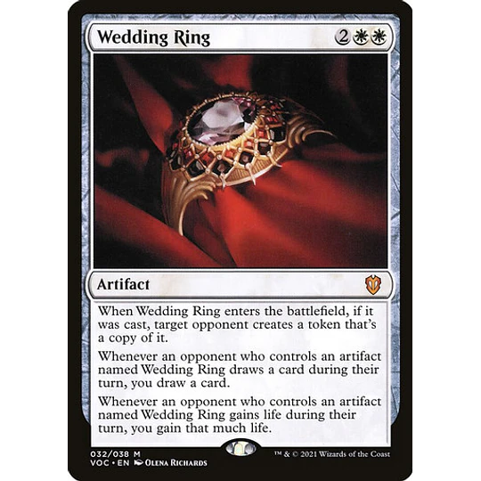 Wedding Ring - Innistrad: Crimson Vow Commander Decks (inglés)