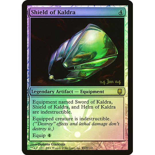 Shield of Kaldra (Prerelease Foil) - Promotional (inglés)