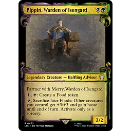 Pippin, Warden of Isengard (0472 - Scroll Showcase) - The Lord of the Rings: Tales of Middle-earth Commander Decks Variants (inglés)