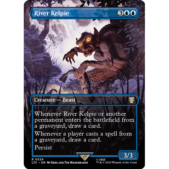 River Kelpie (0524 - Borderless) - The Lord of the Rings: Tales of Middle-earth Commander Decks Variants (inglés)