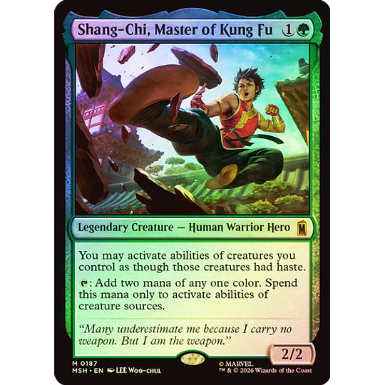 Shang-Chi, Master of Kung Fu - Marvel Super Heroes Foil (español)
