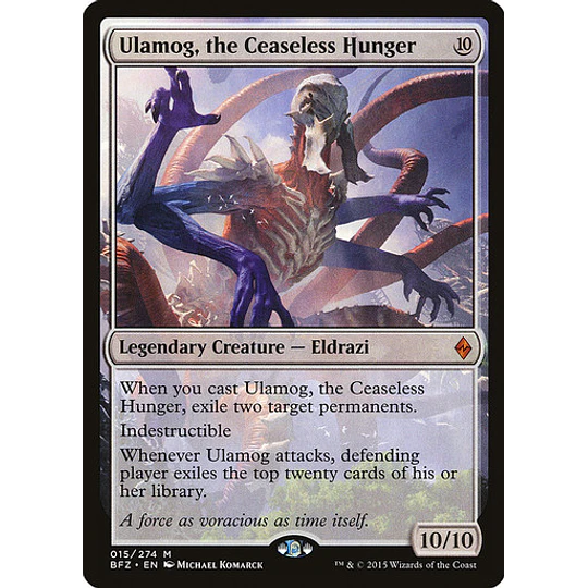 Ulamog, the Ceaseless Hunger - Battle for Zendikar (español)