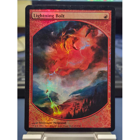 Lightning Bolt (Textless Player Reward Foil) - Promotional (inglés)
