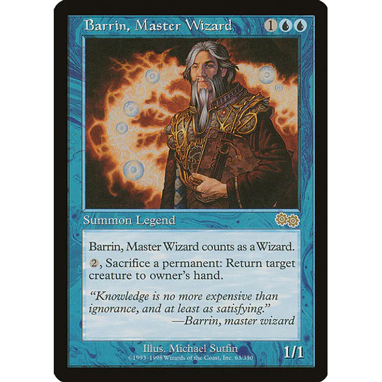 Barrin, Master Wizard - Urza's Saga (inglés)