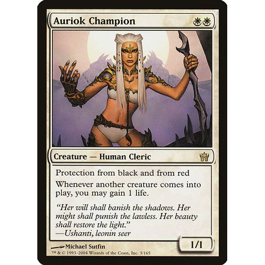 Auriok Champion - Fifth Dawn (inglés)