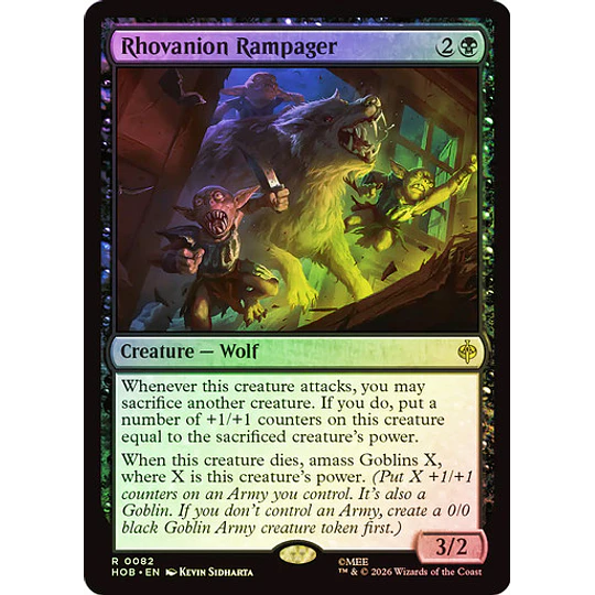 Rhovanion Rampager - The Hobbit Foil (inglés)