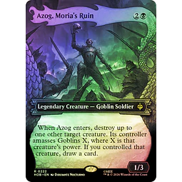 Azog, Moria's Ruin (0222 - Showcase) - The Hobbit Variants Foil (inglés)