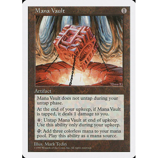 Mana Vault - 5th Edition (español)