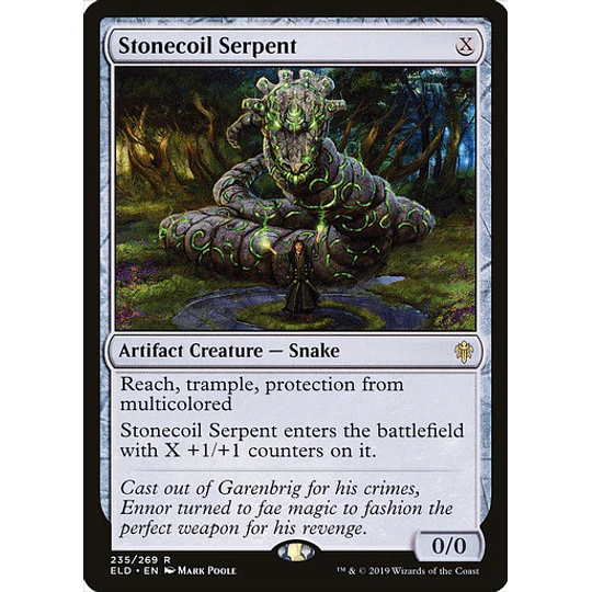 Stonecoil Serpent - Throne of Eldraine (inglés)