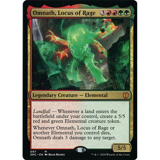 Omnath, Locus of Rage - Zendikar Rising Commander Decks (español)