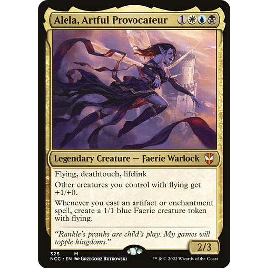 Alela, Artful Provocateur - Streets of New Capenna Commander Decks (inglés)