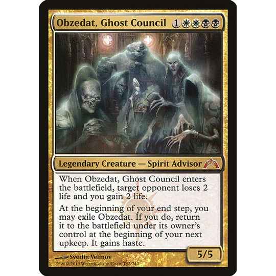 Obzedat, Ghost Council - Gatecrash (español)