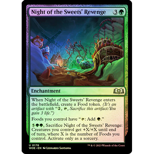 Night of the Sweets' Revenge - Wilds of Eldraine Foil (inglés)