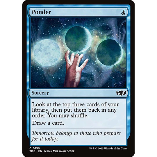 Ponder - Tarkir: Dragonstorm Commander Decks (inglés)
