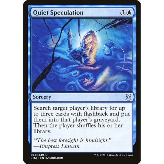 Quiet Speculation - Eternal Masters (inglés)